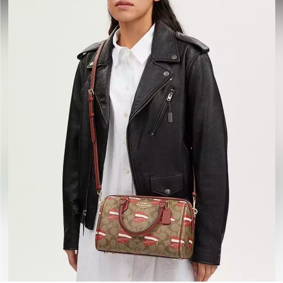 🎉SALE🎉Coach X Tom Wesselmann Rowan Satchel In Signature Canvas NWT - Picture 2 of 8